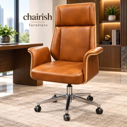Chairish Furniture Indonesian Wooden Executive Chair